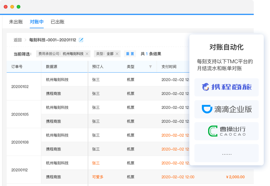 报销软件 报销系统 每刻报销 费控系统